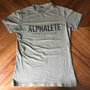 Alphalete Athletics OLIVE GREEN Workout-Tee Medium